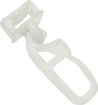 Obrázek produktu pro Gardinia Home Decor 4979, Záclonový háček, Plast, Bílá