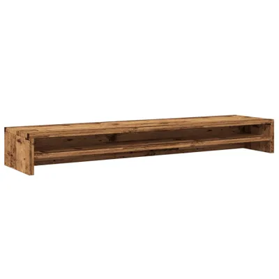 Produktbild von Monitorständer Altholz-Optik 100x24x13 cm Holzwerkstoff
