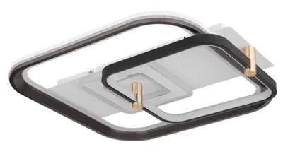 Immagine prodotto di Globo Lighting plafoniera metallo bianco opaco, acrilico opale, metallo nero opaco, metallo grigio, dimmerabile, diversi livelli tramite interruttore a parete, colori fissabili, funzione memoria, luce notturna, telecomando, batteria inclusa 2x AAA, LxLxH: 520x480x95mm, incl. LED 48W 230V, 395-5190lm sorgente, 185-2260lm uscita, CCT 2700-6000K