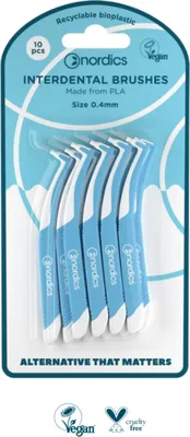 Produktbild von NORDICS Interdentalbürsten aus PLA 0,4 mm 10 Stk.