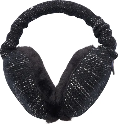 Image de Euro-Star Cache-oreilles ESRandy noir avec fils Polyester argentés, Couleur:noir