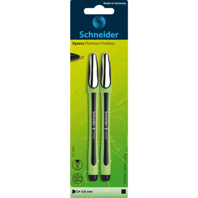 Produktbild von Schneider, Fineliner, Xpress, 0,8 mm, 2 Stück