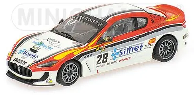 Produktbild von Minichamps 1:43 MASERATI GRANTURISMO MC GT4 SMURRA/PIANCASTELLI