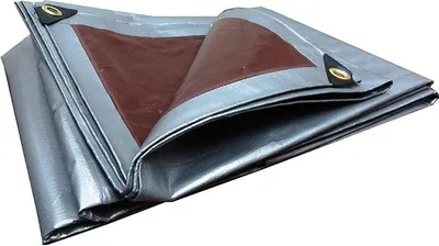 Image de Bâche de couverture 5x3 bâche tissée bâche de protection 210g résistante au gel UV