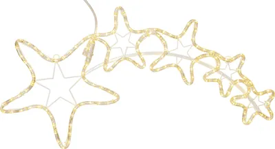 Produktbild von Leuchte Ropeart Sternschnuppe 144 LEDs B 90cm warmweiß