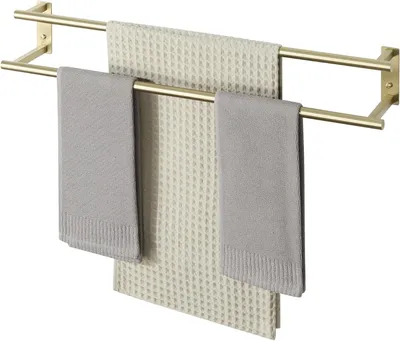 Produktbild von Handtuchhalter - Badzimmerorganisation - Inox-Stahl SUS304 - 80 cm - Gold