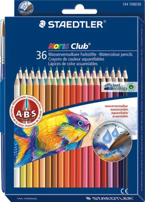 Immagine prodotto di 5x Noris 144 10ND36 Matite colorate Noris Aqua 36 pezzi 100% PEFC