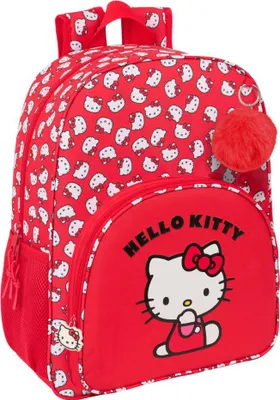 Immagine prodotto di Zaino scuola Hello Kitty Iconic White Red 33 x 42 x 14 cm