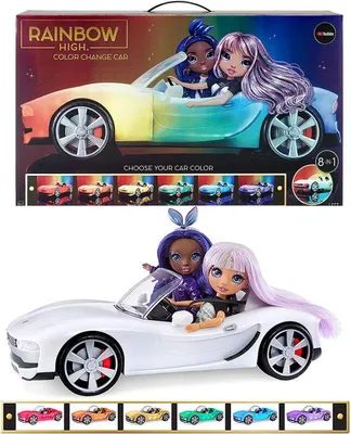 Obrázek produktu pro MGA Rainbow High Duhové auto které mění barvy - (K72021)