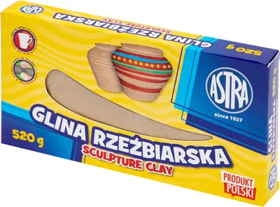 Produktbild von ASTRA Skulptur / Keramik Ton 520g, 83810900