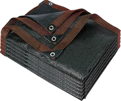 Obrázok produktu pre Čierna tieniaca tkanina Odolná záhradná slnečná tieniaca sieť Antifreezing Sun Shade Cover pre pergolu skleník 5M