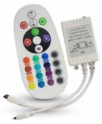 Immagine prodotto di V-TAC VT-2472 Controller infrarosso IR striscia LED strip RGB con telecomando 24 tasti sku 3625