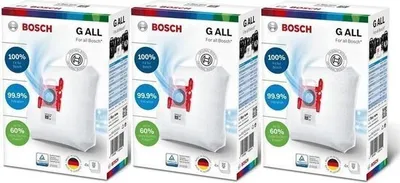 Immagine prodotto di Bosch Sacchetti per aspirapolvere tipo G Tutti 12 pezzi Bbz41Fgall