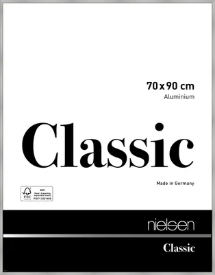 Produktbild von nielsen Aluminium Bilderrahmen Classic, 70x90 cm, Silber Matt
