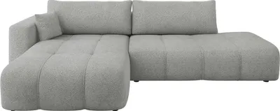 Produktbild von MIRJAN24 Ecksofa Furyn O, Wohnzimmer Eckcouch mit Bettkasten und Schlaffunktion, L-Form, Seite Links (Farbe: Coral 75)