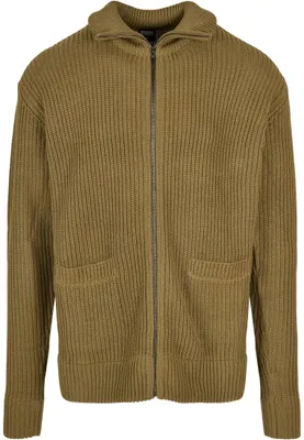 Produktbild von Urban Classics Herren Strickjacke Zip Cardigan tiniolive L