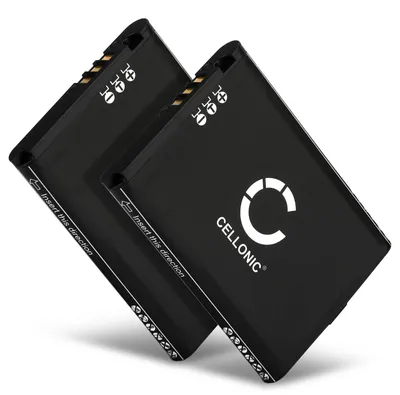 Immagine prodotto di CELLONIC 2x Batteria per Consolle giochi Compatibile con Nintendo New 3DS, KTR-003 – (1200mAh, 3.7V)