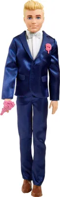 Produktbild von Barbie Ken Bräutigam Puppe, Barbie Hochzeit, Anziehpuppe, Modepuppe
