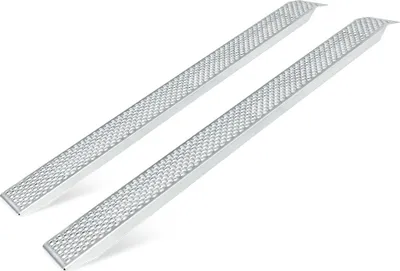 Produktbild von Alu-Auffahrrampe (Paar), gerade, LxB 2000 x 200 mm, Tragkraft 400 kg/Paar