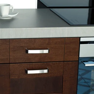 Produktbild von Schubladengriff Chrom glänzend Küchengriff Lochabstand 96mm Möbelgriff Metall