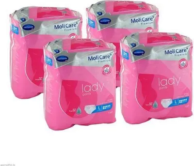 Produktbild von MoliCare® Karton Lady Pants Inkontinenz-Unterhose Saugstärke 7 Tropfen L