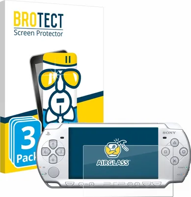 Produktbild von 3x BROTECT Schutzglas für Sony PSP 2004 Schutzfolie Panzer Folie Glas Display Schutz klar