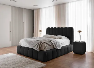 Produktbild von YOURHOUSE24 Polsterbett Cande mit Bettkasten und Lattenrost (Farbe: Catch me 27, Größe: 120x200 cm)