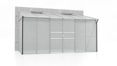 Immagine prodotto di Serra addossata Vitavia "Osiris 7800" alluminio anodizzato 7,8 m² 4 mm HKP
