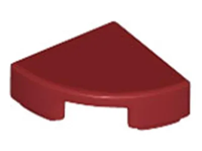 Produktbild von Lego® 1x1 Fliesen Rundecke 25269 - 250 Stück Dunkelrot