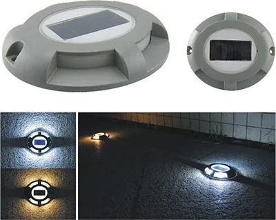 Obrázek produktu pro Solární nástěnná svítidla, 4 LED svítidla pro vjezd, hliník, vodotěsná, pro venkovní použití, chodník, silnice, schody, schody, podlahová lampa pro chodník, zahrada, terasa