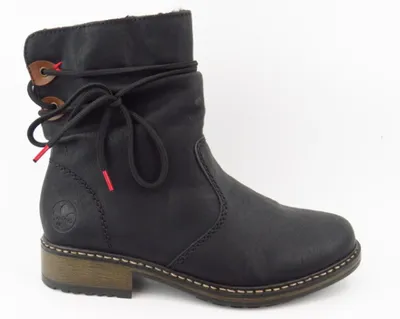 Produktbild von Rieker HWK Damen Stiefel Stiefelette Schwarz : 38