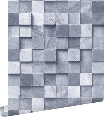 Immagine prodotto di ESTAhome carta da parati Stampa 3D blu 53 cm x 10.05 m