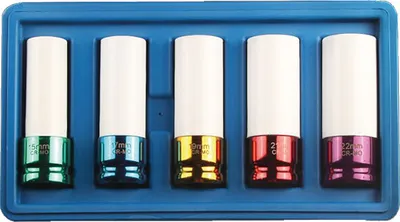 Obrázek produktu pro Rázové hlavice Kunzer 1/2", 85 mm, 5 ks 7RK05