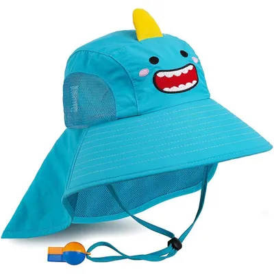 Produktbild von Sonnenhut aus Mesh mit breiter Krempe für Kinder UPF 50+ Sonnenkappe