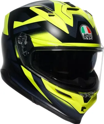 Zdjęcie produktu dla Kask AGV K7 Glimpse, czarny/żółty, M (57/58)