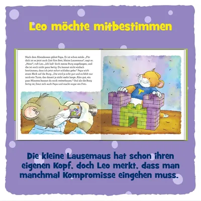 Zdjęcie produktu dla Leo Lausemaus – Heute bestimme ich mit!: Kinderbuch zum Vorlesen - Eine Kindergeschichte für Kinder ab 3 Jahren