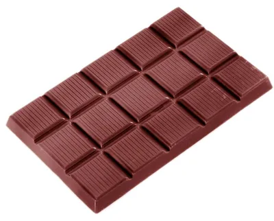 Obrázek produktu pro Forma na čokoládu – tabulka, 130 x 79 x 9 mm