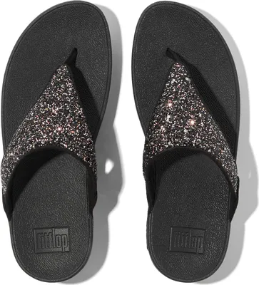 Produktbild von FitFlop Lulu Multi-Tonal Glitter Toe-Post Black Multi Größe EU 42