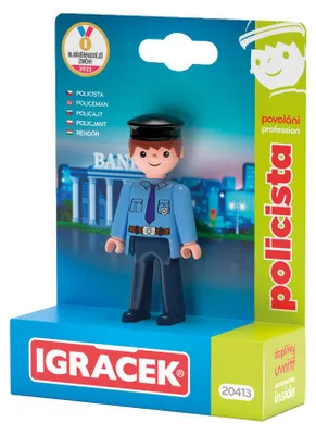Produktbild von Efko Polizisten-Spielfigur mit Zubehör