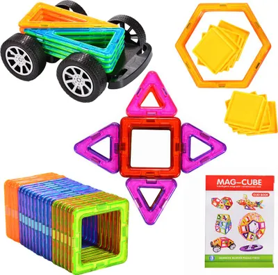 Obrázok produktu pre 70 Pieces Magnetic Building Blocks Set Educational Construction Stacking Hračky Autokolo