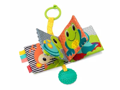 Obrázok produktu pre INFANTINO Link & Crinkle zvieracia kniha s číslami, pestrofarebná IN005362 1 ks (balenie 1)