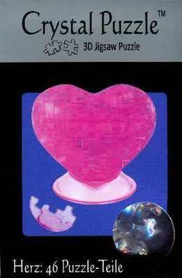 Produktbild von 3D Crystal Puzzle Herz Rot 46 Teile