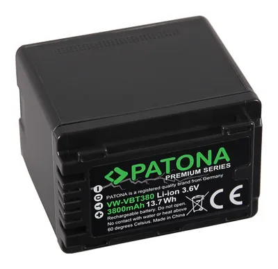 Image de Aku Panasonic VW-VBT380 3800mAh Li-Ion Premium
