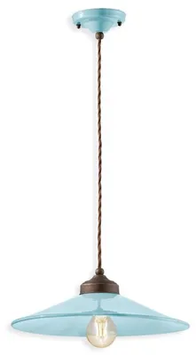 Obrázek produktu pro Ferroluce Colors závěsné světlo Ø 35cm modré kulaté
