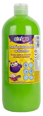 Obrázok produktu pre Strigo Farba Plakatowa Jasnozielona 1000 ml