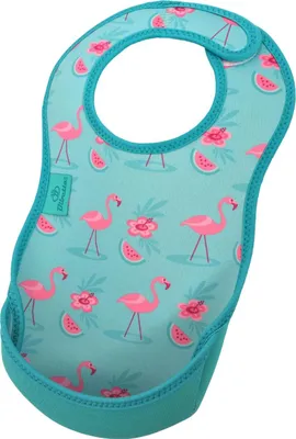 Produktbild von Bibetta Lätzchen Flamingo Türkis | süße Lätzchen