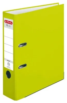 Obrázok produktu pre Segregator A4 8 cm neonowy zielony z okładką PP