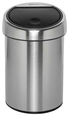 Produktbild von Brabantia TOUCH BIN, 3 l, Rund, Stahl, Stahl, Belgien, 18 cm