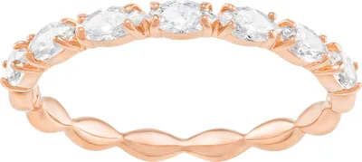Produktbild von Swarovski Vittore Marquise Ring, Weiss, Rosé Vergoldung Gr. 52