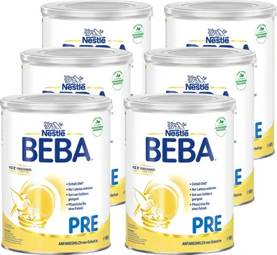 Produktbild von Nestlé BEBA Pre Anfangsmilch (6 x 800g)